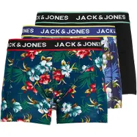 Jack & Jones Jacflower Trunks 3 Pack.noos - Black - XXL