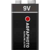 Agfa 110-851808, Kertakäyttöinen akku, 9V, Alkali, 9 V, 1 kpl, Musta, Punainen, Valkoinen