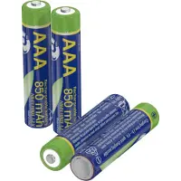 Gembird EG-BA-AAA8R4-01, Ladattava akku, AAA, Nikkelimetallihybridi (NiMH), 1,2 V, 4 kpl, 850 mAh