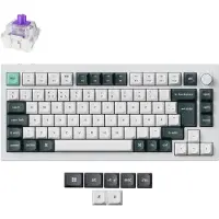 Keychron Q1 HE Shell White langaton pelinäppäimistö