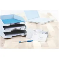 Herma 8643, Valkoinen, Suorakulmio, Kiinteä, A4, Paperi, Matta