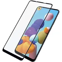PanzerGlass Samsung Galaxy A21 Case Friendly Panssarilasi - 9H - Musta Reuna