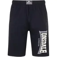 Lonsdale Housut 'Jam' musta / valkoinen