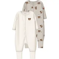 Name it Pumice Bear Pitkähihainen Pyjama 2 Yksiköt