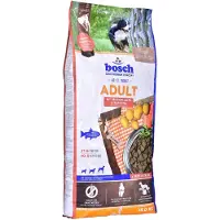 Bosch Tiernahrung HPC Adult Salmon & Potato, Koiran kuivaruoka, Vehnätön, 15 kg