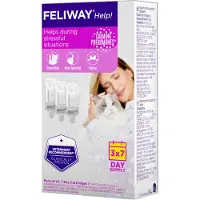 Feliway - Help Feromonihöyrystimet 3-pack - Kissat - Kissan hoito ja ravintolisät - Feromonit ja stressi