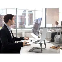Port Designs Ergonomic Laptop/Notebook Stand Aluminium