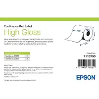Epson High Gloss Label, Itse kiinnittyvä tulostintarra, Merkintänauha, Rulla, Mustesuihku, Akryyli, Kiinteä (7113750)