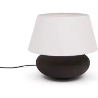 Kave Home Nessi-pöytävalaisin musta / valkoinen