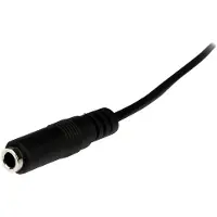 StarTech.com MU2MMFS, 3.5mm, Uros, 3.5mm, Naaras, 2 m, Musta