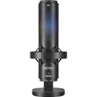 Boya K9, USB, kondensaattori -mikrofoni, musta, sininen