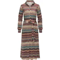 Ragwear Puseromekko 'Plantee' kameli / petrooli / viininpunainen / valkoinen