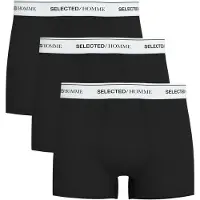 Selected Slmliam 3-Pack Trunk Noos - Black - L