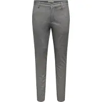 Only & Sons Onsmark Slim Ditsy 020934 Pant Noos - Grey - 36 x 32