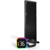 Montech HyperFlow Digital 360mm ARGB -nestejäähdytin, musta