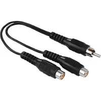 Hama Adapter Audio Subwoofer RCA Plug to 2x RCA sockets kaapelisovitin