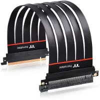 Thermaltake PCIe 4.0 x16 extension cable, 30 cm, black, 16X (AC-058-CO1OTN-C1)