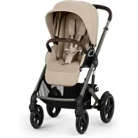 Cybex TALOS S Lux Yhdistelmävaunut + Axkid GOKID Turvakaukalo & Telakka, Moon Black