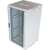 Toten – System Z, 19” wall cabinet, 22U, 600x600, glass door, white (ZS66226000)