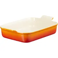 Le Creuset rectangular oven dish 4 L, 32 cm, orange-red