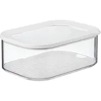 Mepal 106934030600, Laatikko, Suorakulmainen, 2 L, Läpinäkyvä, Valkoinen, Polyeteeni, Styreeniakryylinitriili (SAN), 160 mm