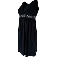 Carriwell Maternity & Nursing Nightie - Black - M