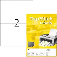 Topstick 8718 -tulostustarrat, 2-osainen, 210 x 148 mm