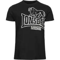 Lonsdale Paita 'Langsett' musta / valkoinen