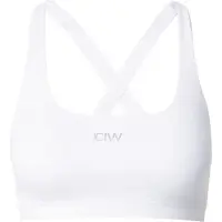 ICANIWILL Smooth Seamless Sports Bra White Snow