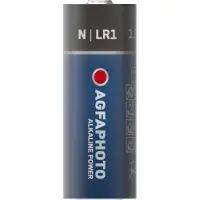Agfa 110-803678, Kertakäyttöinen akku, LR1, Alkali, 1,5 V, 1 kpl, Musta, Sininen, Punainen, Valkoinen