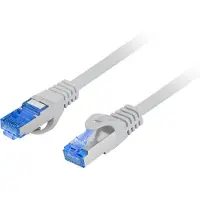 Lanberg PCF6A-10CC-0200-S, 2 m, Cat6a, S/FTP (S-STP), RJ-45, RJ-45, Harmaa