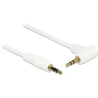DeLOCK 2m 3.5mm M/M, 3.5mm, Uros, 3.5mm, Uros, 2 m, Valkoinen