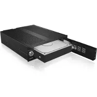 Icy Box – IB-170SK-B, 13,3 cm (5.25"), Tallennusaseman alusta, Musta, 3.5", SATA, Serial ATA II, Serial ATA III, 3.5"