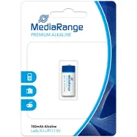 MediaRange MRBAT116, Kertakäyttöinen akku, Alkali, 1,5 V, 1 kpl, 700 mAh, Cd (kadmium), Hg (elohopea)