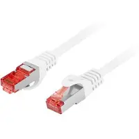 Lanberg PCF6-10CU-0025-W, 0,25 m, Cat6, S/FTP (S-STP), RJ-45, RJ-45, Valkoinen