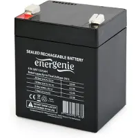 Gembird 12V, 5Ah, 12 V, 5 ah, 1 kpl, Musta, Sealed Lead Acid (VRLA), 1,6 kg (BAT-12V5AH)
