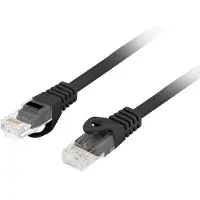Lanberg PCU6-10CU-0150-BK, 1,5 m, Cat6, U/UTP (UTP), RJ-45, RJ-45, Musta