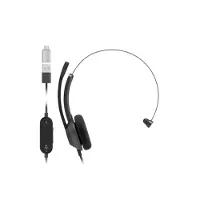 Cisco – Hdset 321 Wired Sngl CarbonBK USB-A+Adap (HS-W-321Q-C-USBC)