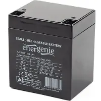 Gembird BAT-12V4.5AH, 12 V, 1 kpl, Musta, RoHS, 4500 mAh, 1,7 kg