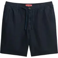 Superdry for man. M7110455A Merchant Store navy shorts (S), Casual, Linen