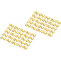 Digitus A-CC-Y, Värikoodiklipsi, Keltainen, Polyvinyylikloridi (PVC), Cat5e/6, 100 kpl, 100 mm