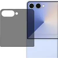 SKALO Samsung Z Flip7 Privacy Ulkoinen Näytönsuoja - Musta