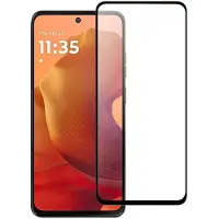 SKALO 2-KPL Motorola Moto G15 Power Koko Näytön Karkaistu Lasi - Musta