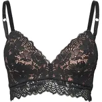 Hunkemoller Rintaliivi 'Andrea' beige / musta