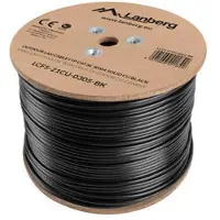 Lanberg LCF5-21CU-0305-BK, 305 m, Cat5e, F/UTP (FTP), Musta