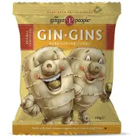 Ginger People Gin Gins Double Strength Hard 150 g inkiväärimakeinen
