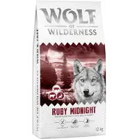 Wolf of Wilderness 2x12kg Ruby Midnight nauta & kani viljaton