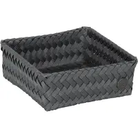 Handed By - Fit Square Säilytyskori 18x18x7 cm Dark Grey