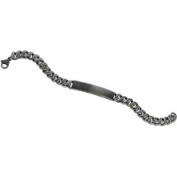 Lykken Strong teräslaattaranneketju 10 mm gun metal-21