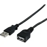 StarTech.com – 6 ft Black USB Extension Cable A to A (USBEXTAA6BK)
